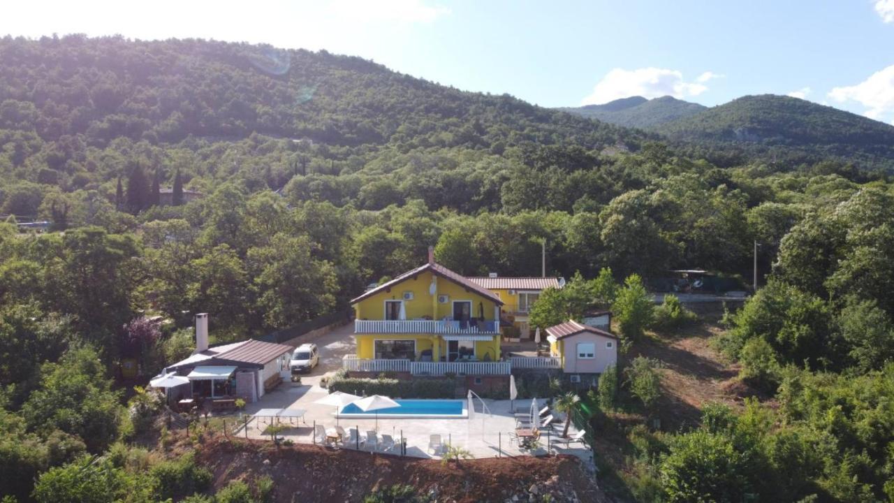 Apartments Nika With Swimming Pool And Beautiful Sea View Dobreć Buitenkant foto